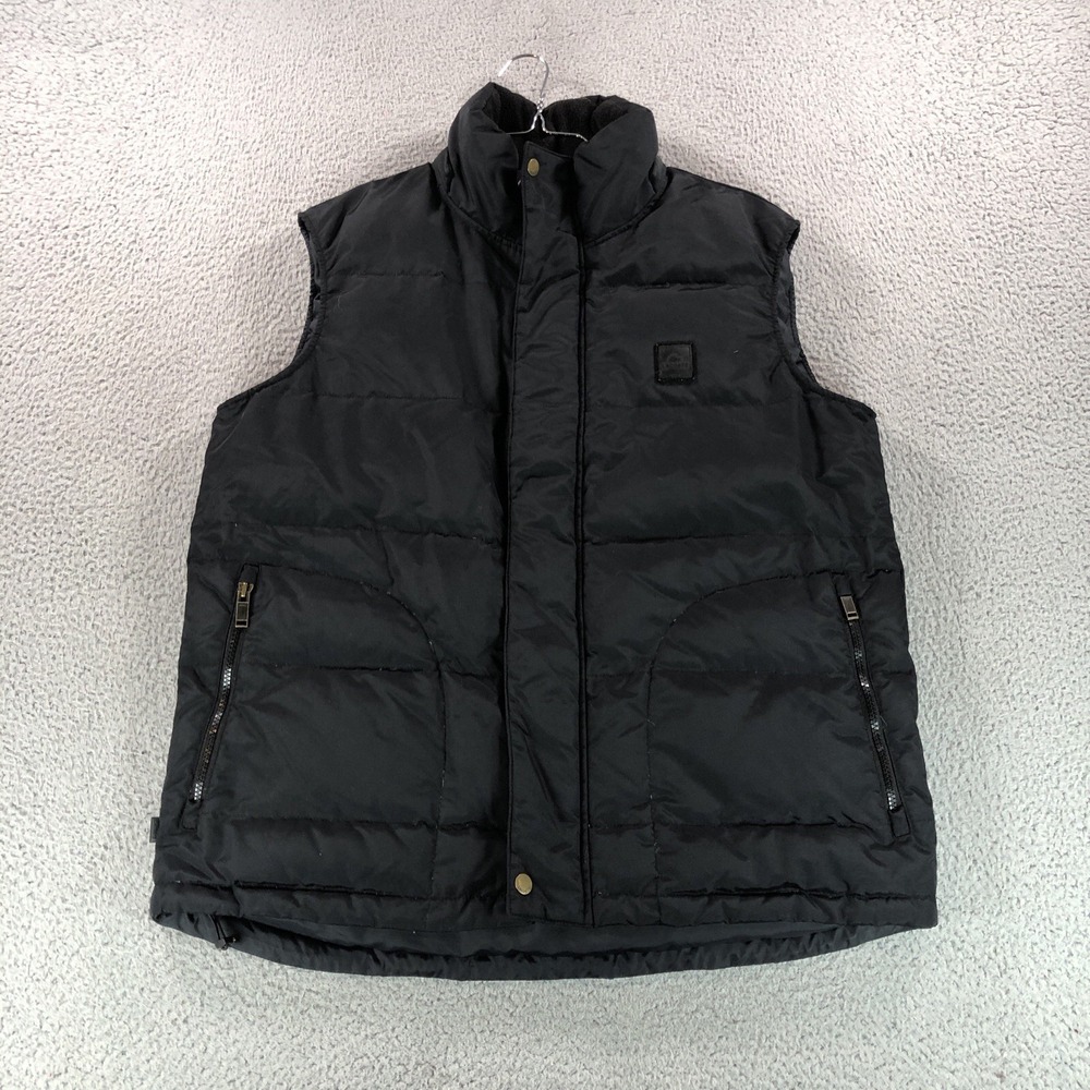 Lacoste Vest‎ Mens 54 Large Black Puffer Down Insulated Water Repellent Jacket